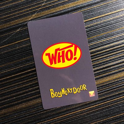 Boynextdoor WHO! m2u1.0 幸運卡 Jaehyun 宰鉉