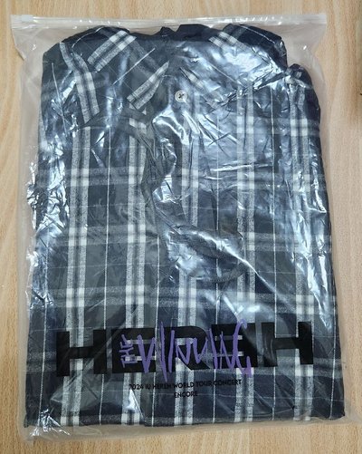 IU安可場格子襯衫