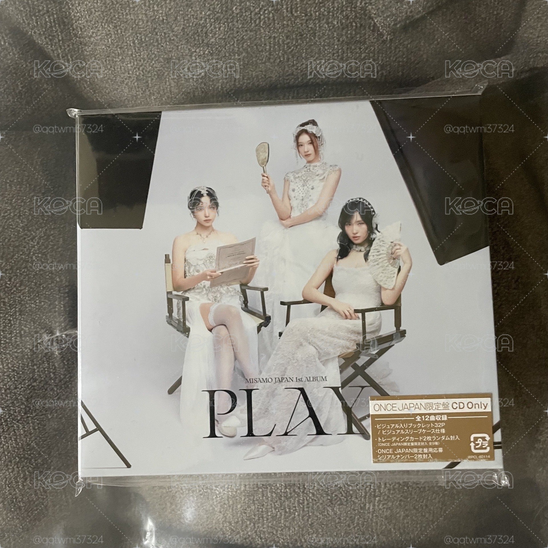 現貨 MISAMO PALY ONCE JAPAN限定盤《無應募券》《無小卡》《無特典》空專💿