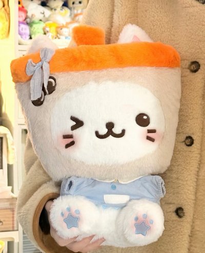 Yushi奶茶貓 坐姿娃