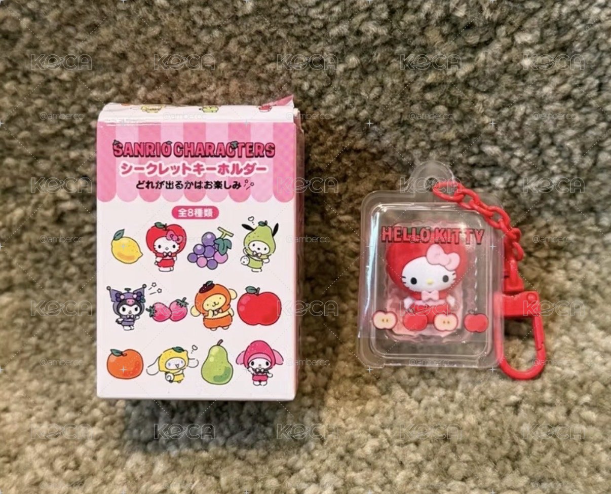現貨🍭紅蘋果Kitty🍎水果系列微型吊飾盲盒 