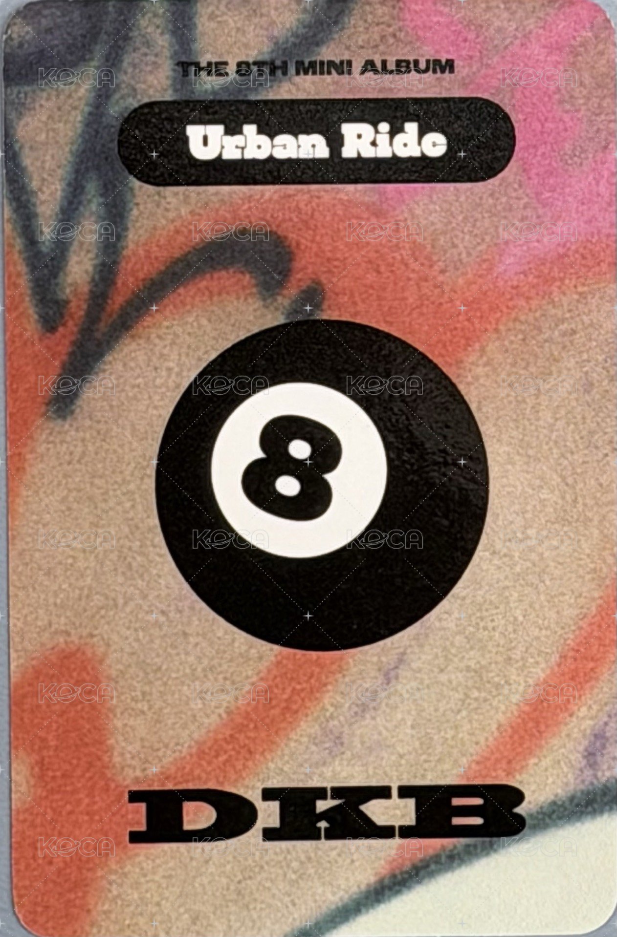 迷你八 專輯卡  背面