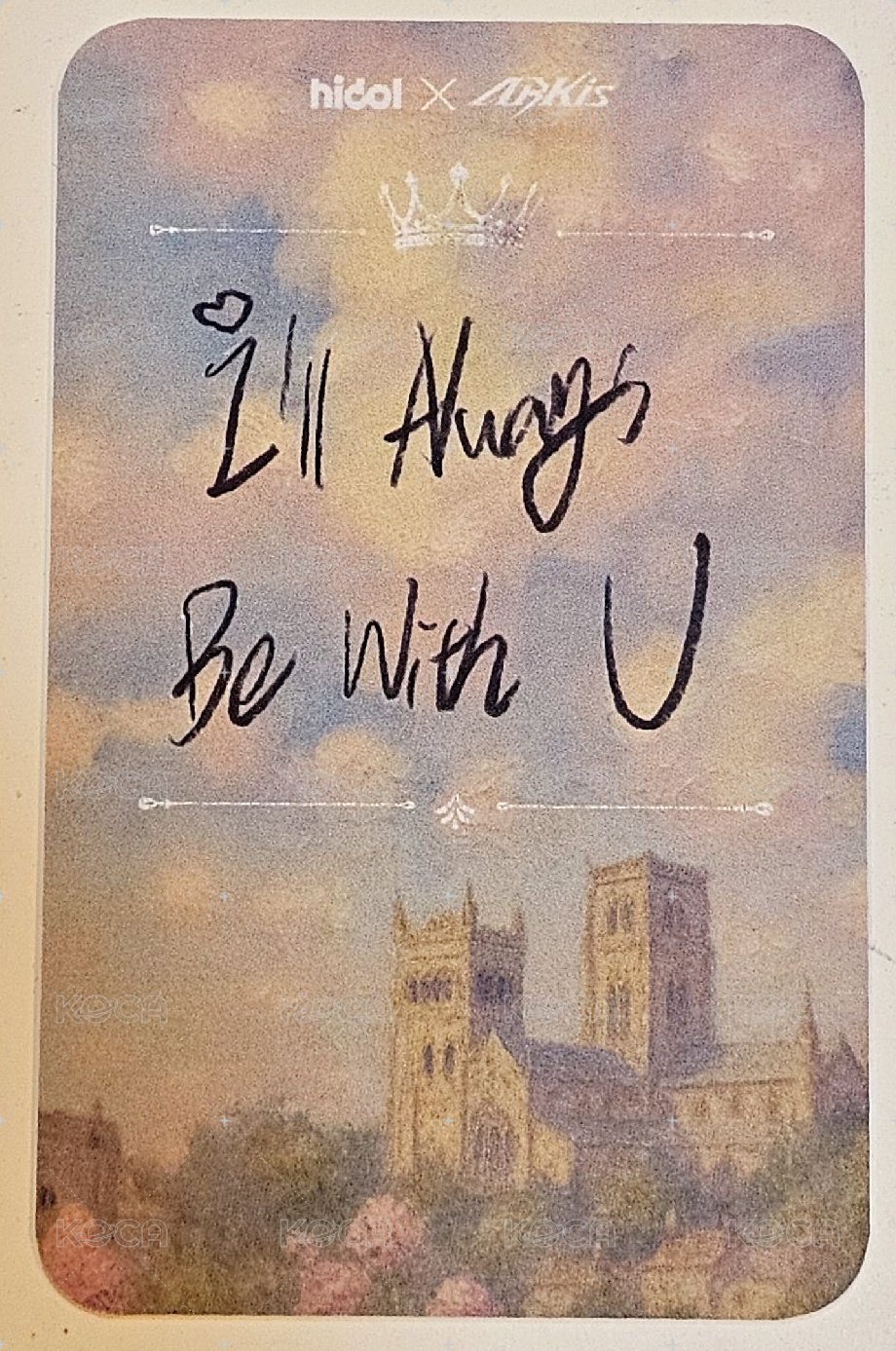 一週年見面會 隨機卡  背面