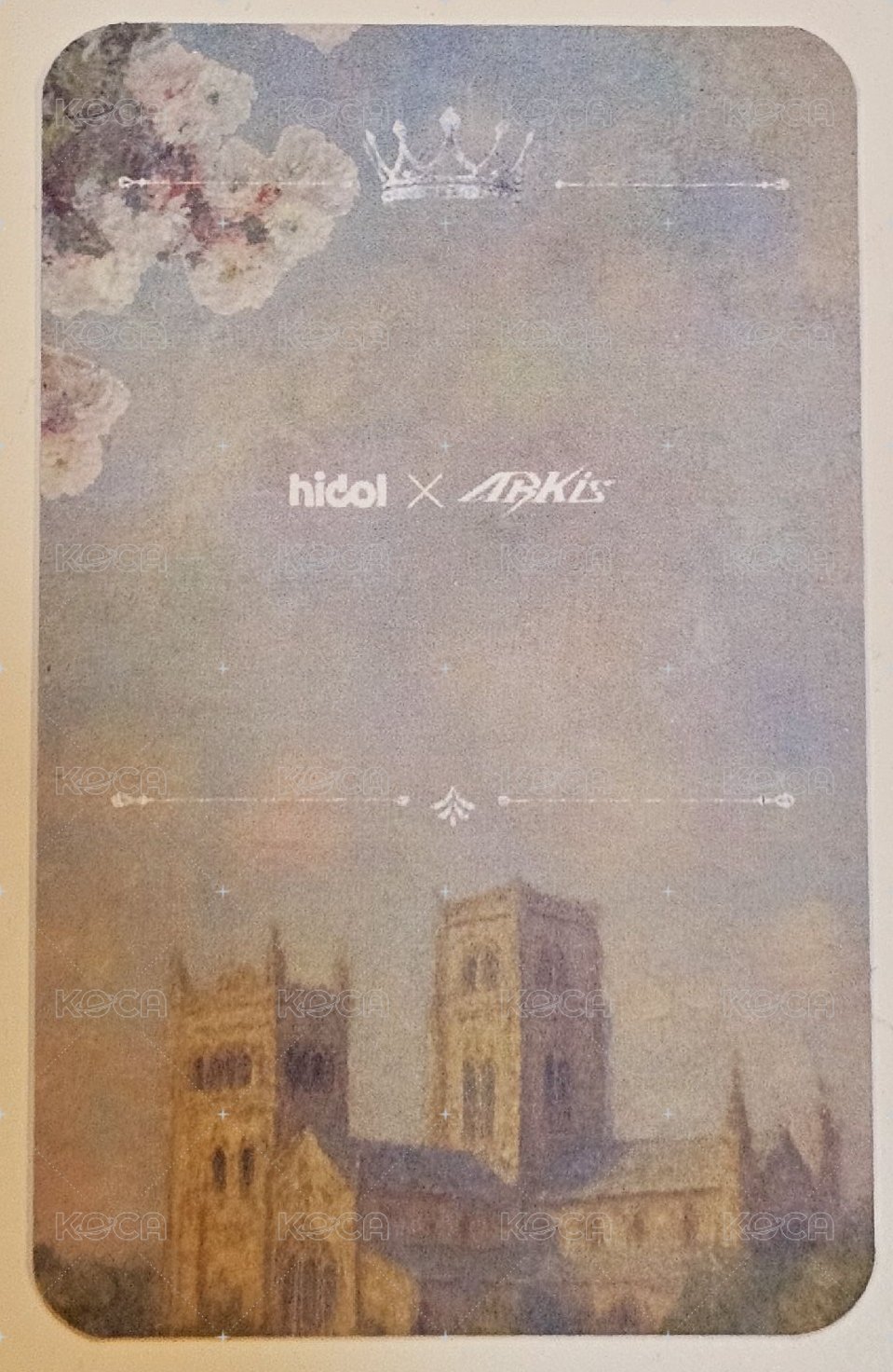 一週年見面會 隨機卡 禾東 雙人卡 背面