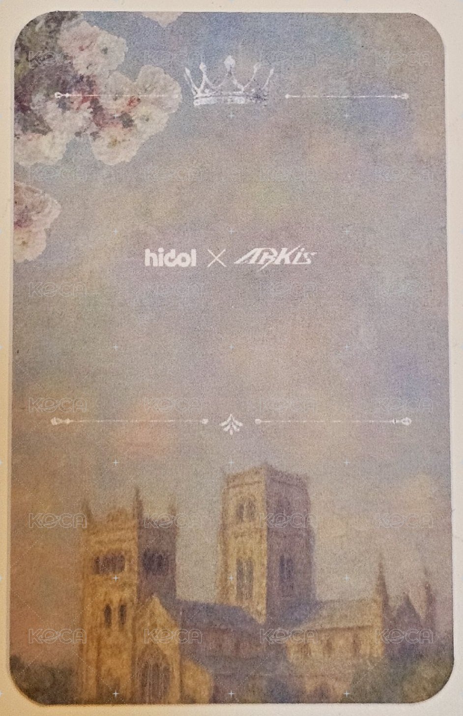 一週年見面會 隨機卡 艾定 雙人卡 背面