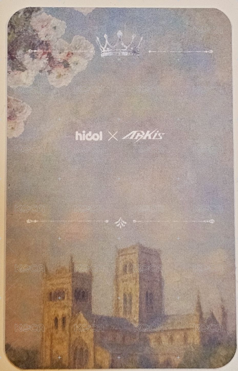 一週年見面會 隨機卡 彫Vin 雙人卡 背面