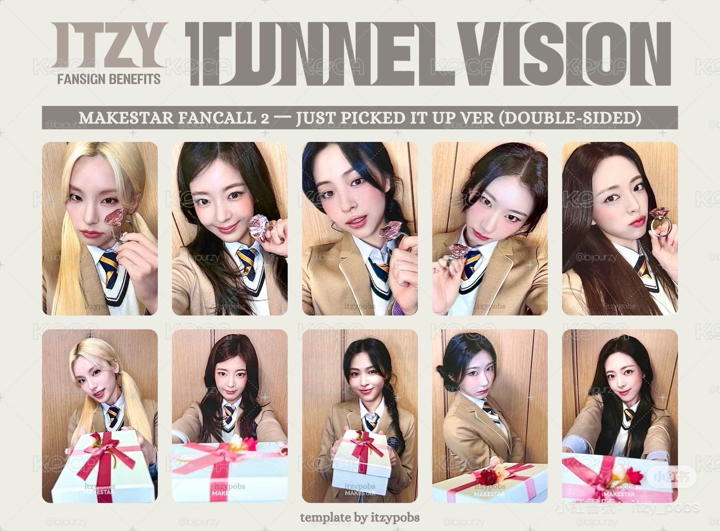ITZY 來的路上撿到的 留（⚠️五月底才能出貨）