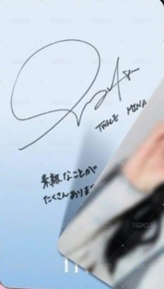 TFIF 代言卡  背面