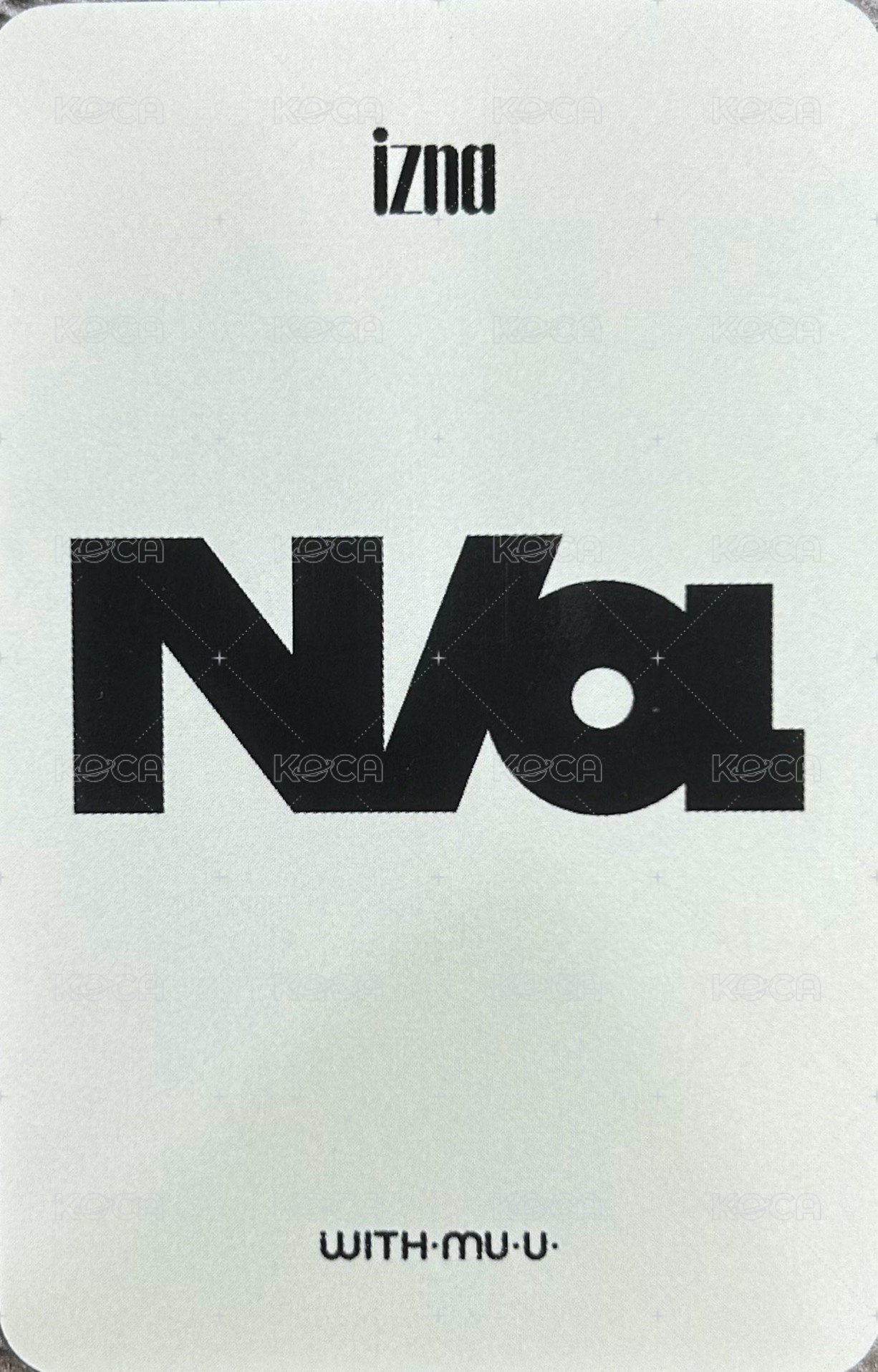 迷一 wm 3.0 幸運卡  背面