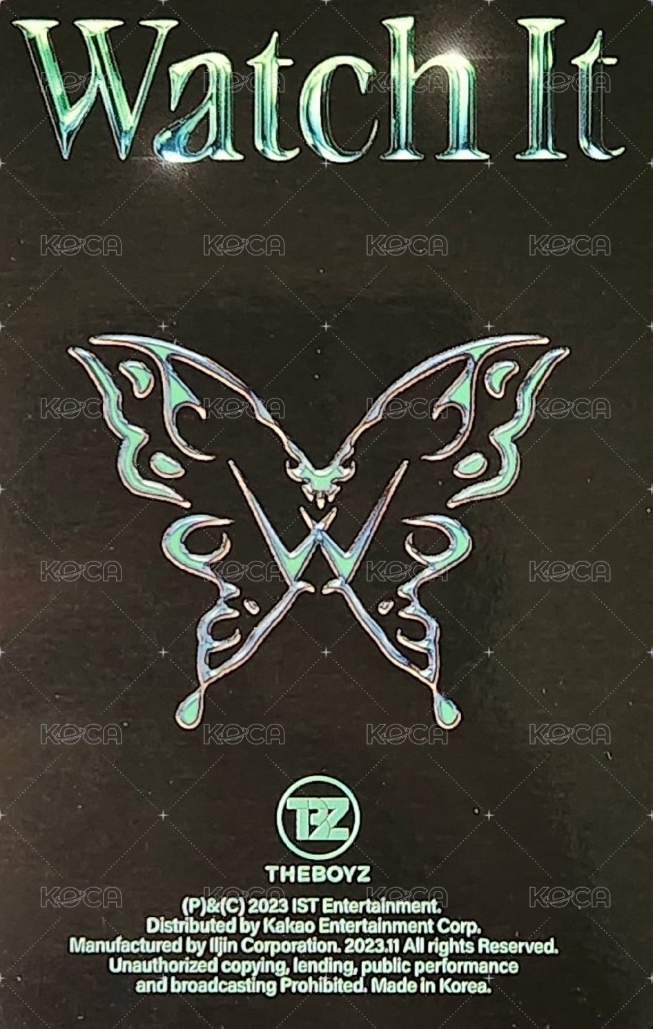 PHANTASY Pt.2 Sixth Sense 專輯卡 Warn ver. 背面