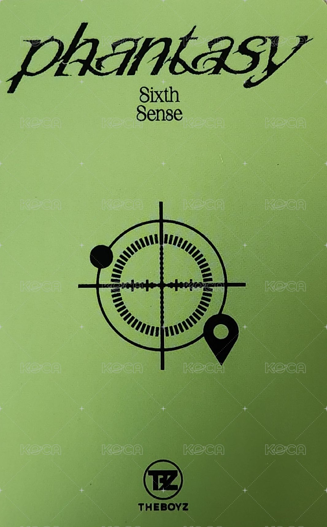 PHANTASY Pt.2 Sixth Sense 專輯卡 電子專 WARN ver. 背面