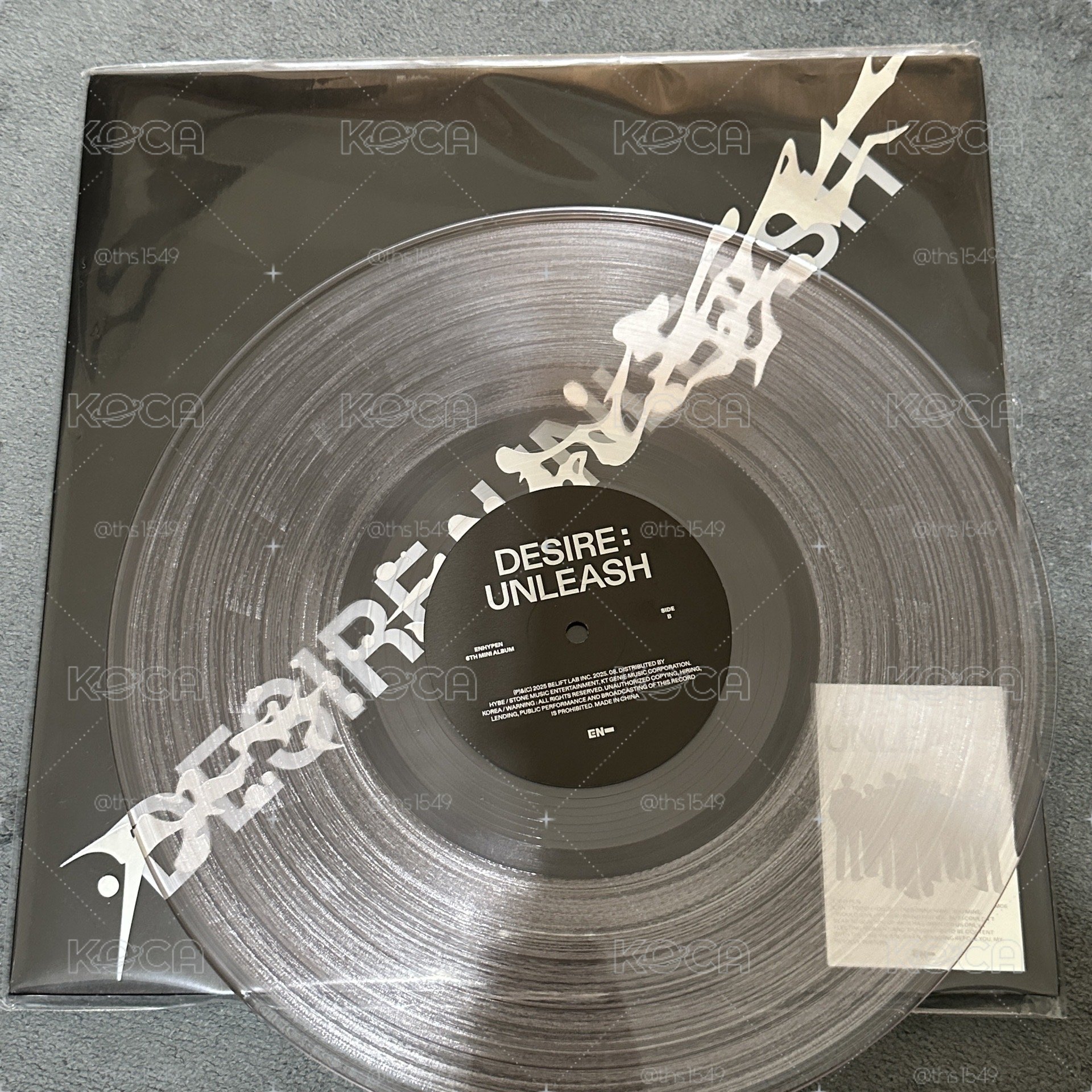 enhypen 迷六 黑膠 vinly ver. 