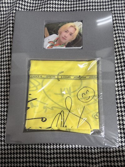 (現貨全新未拆）seventeen 2021 日版封面 dicon 雜誌 抱熊漢 小卡 絲巾