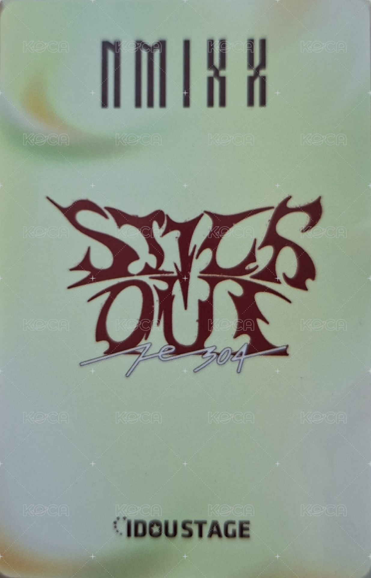 STICK OUT 愛豆驛站 滿額卡 快閃2.0 滿額嫄 背面