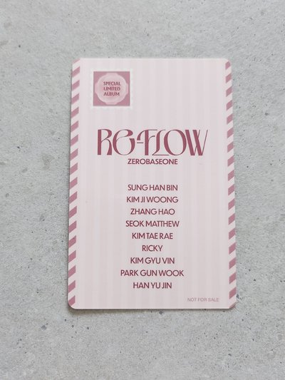 [zb1]現貨！章昊 限量專塔店特典 zerobaseone 