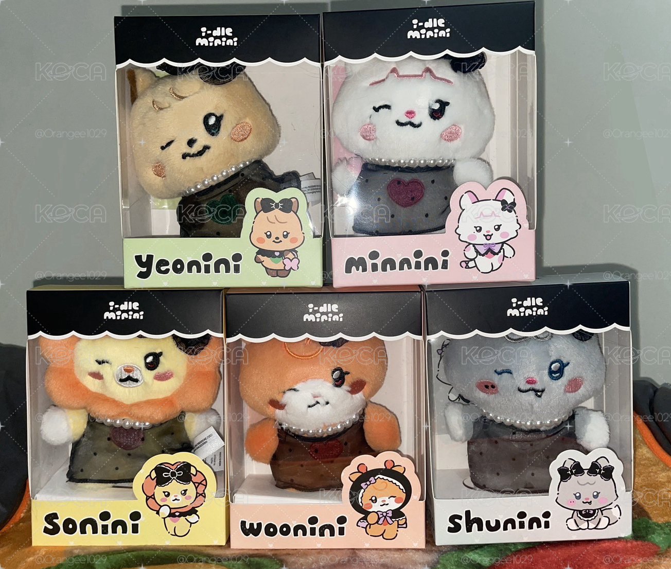 i-dle We are minini PLUSH 娃娃玩偶 二代盒娃 