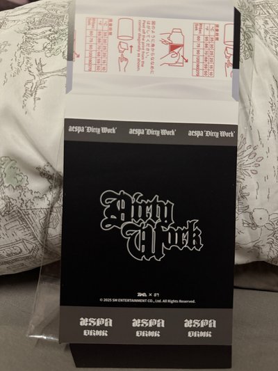 未拆dirty work 吉賽爾撕拉片與小卡