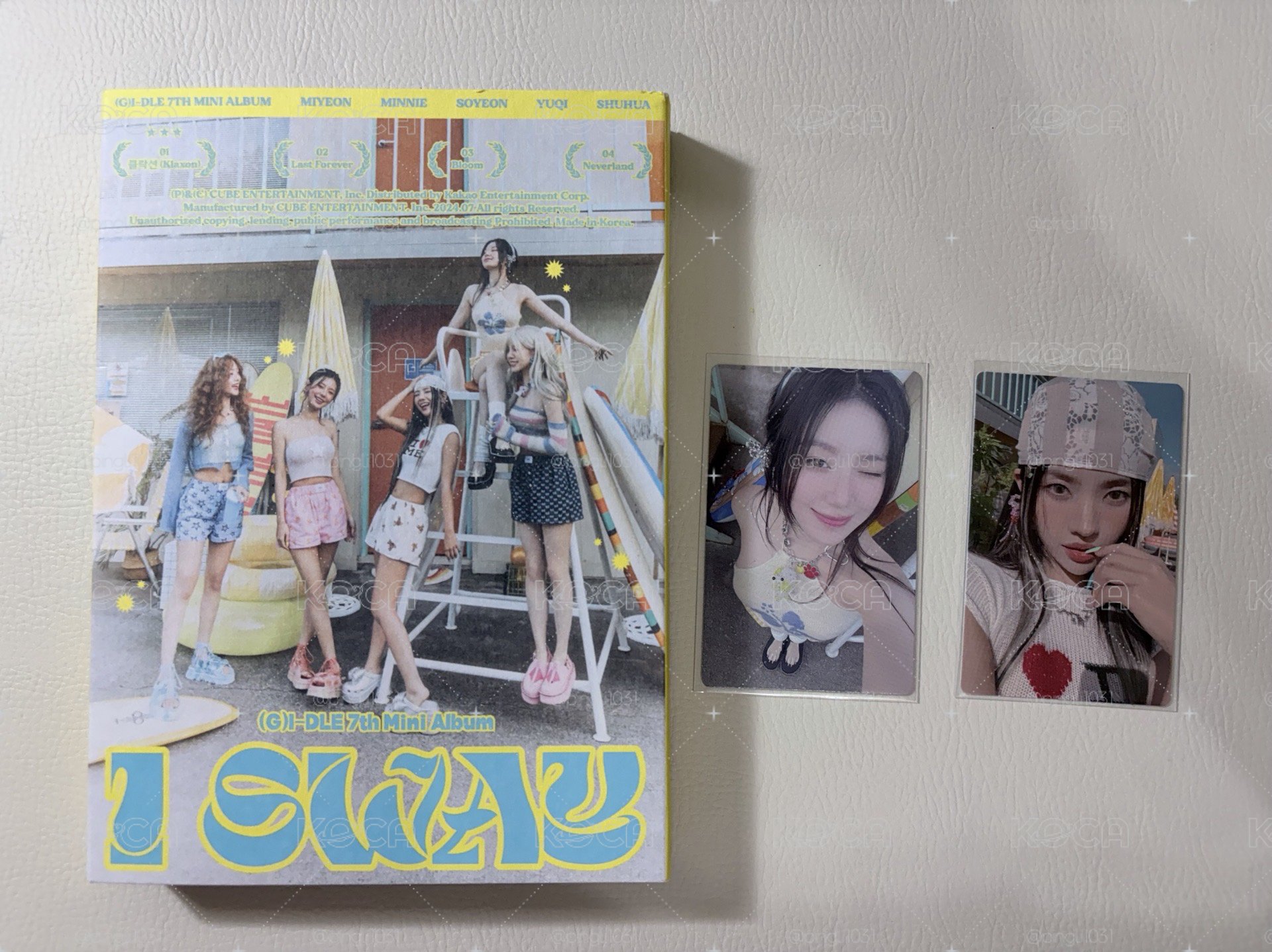 I-dle I sway wave版 無海報、貼紙