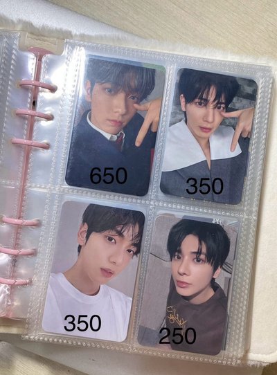 崔秀彬 姜太顯中文卡背（有多頁）