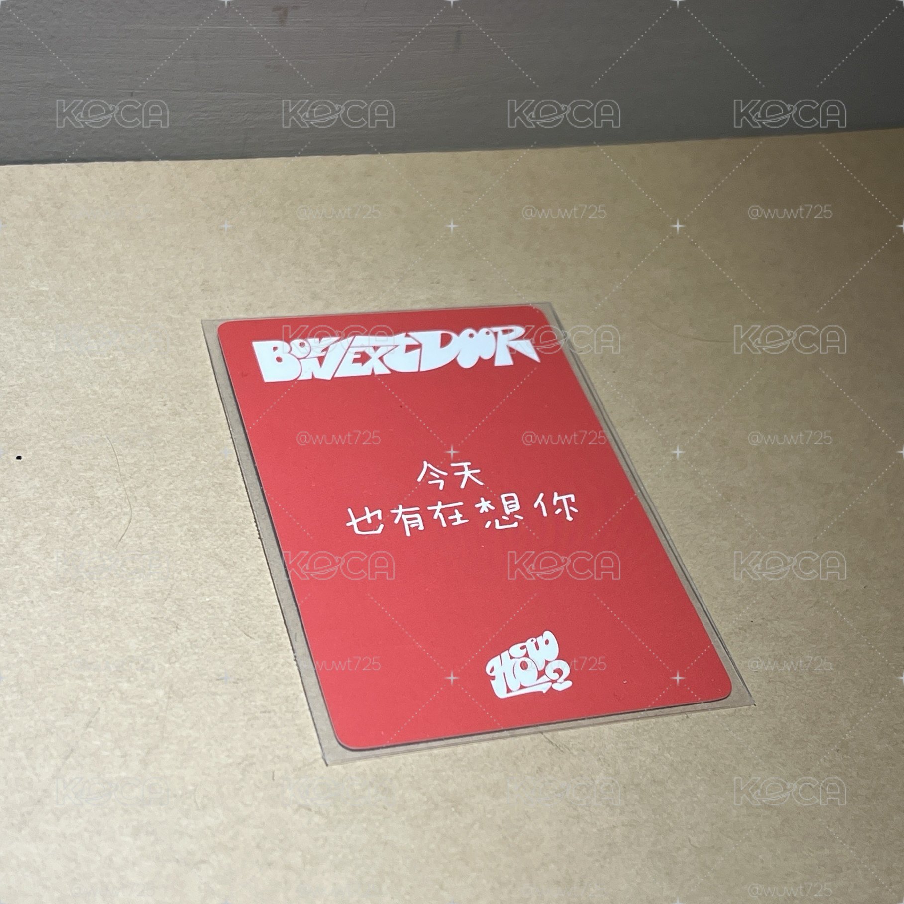 TAESAN how? yzy特典卡 中背