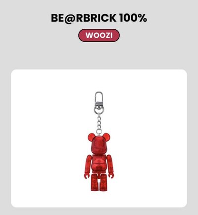 BE@RBRICK  知勳set組（100%+400%）