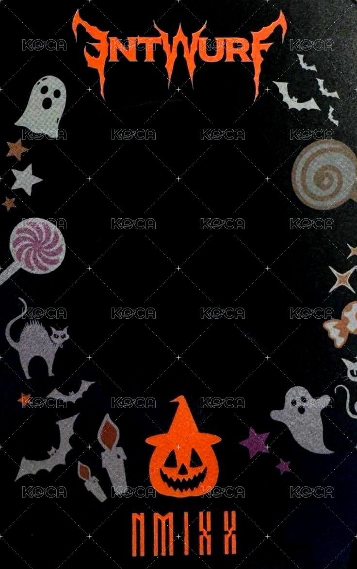 ENTWURF  sw 萬聖中簽 抽選卡  背面