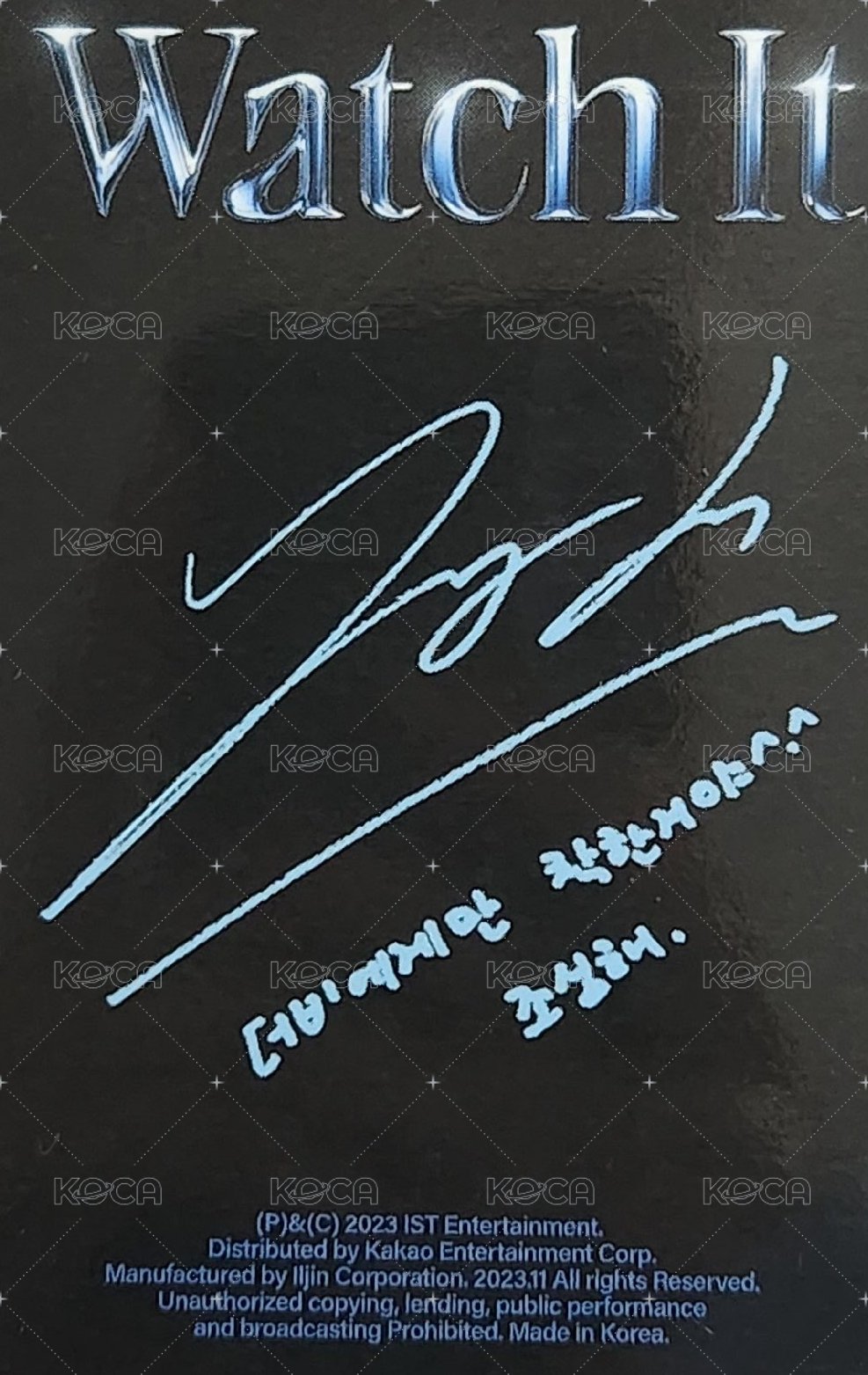 PHANTASY Pt.2 Sixth Sense 專輯卡 FAKE ver. 背面