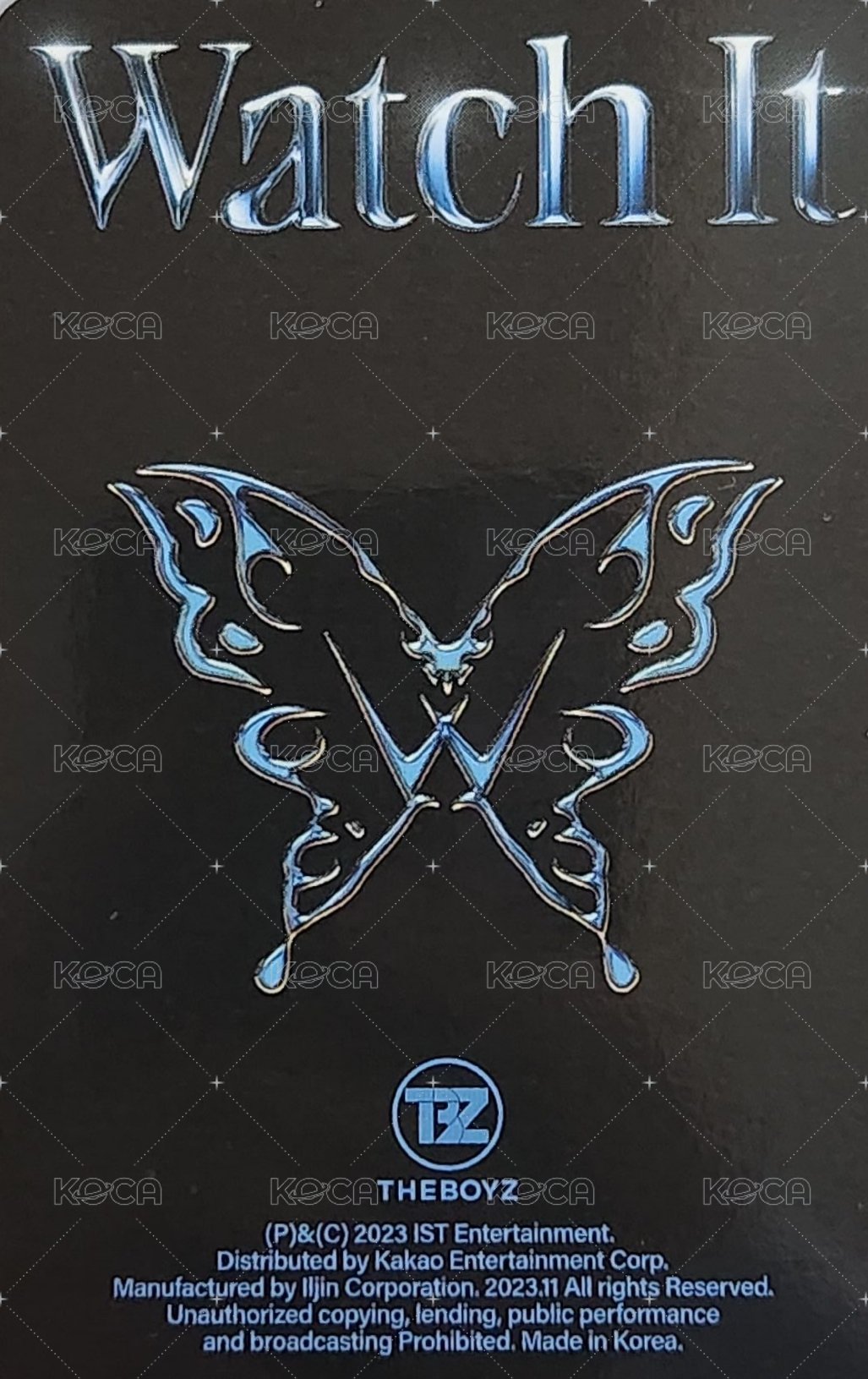 PHANTASY Pt.2 Sixth Sense 專輯卡 FAKE ver. 背面