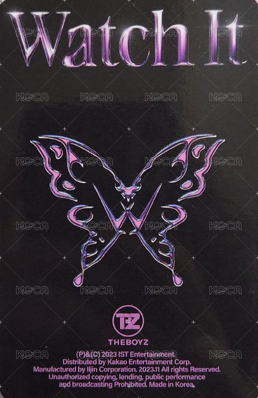 PHANTASY Pt.2 Sixth Sense 專輯卡 DAZE ver. 背面