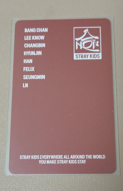 燦 合(HOP) jyp 特典卡 