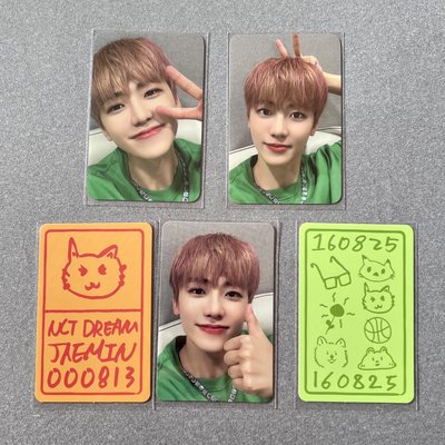 NCT DREAM 渽民 六週年 幸運卡組 項鍊小卡 立牌小卡