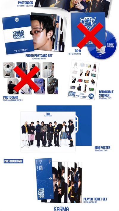 Stray Kids KARMA 普版專輯 固配 1
