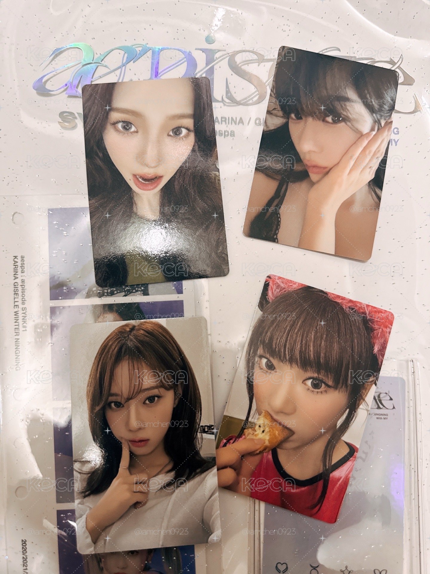 aespa SYNK#1 DVD回憶錄小卡一套