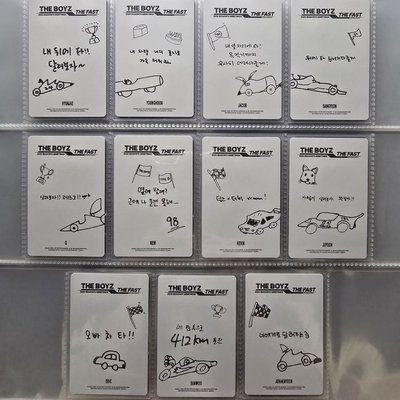 THEBOYZ 2025年曆小卡