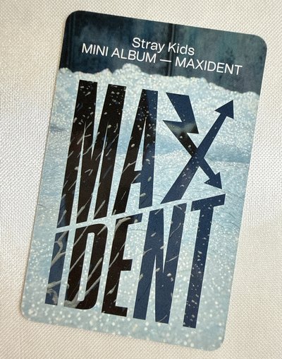 MAXIDENT target 特典卡 