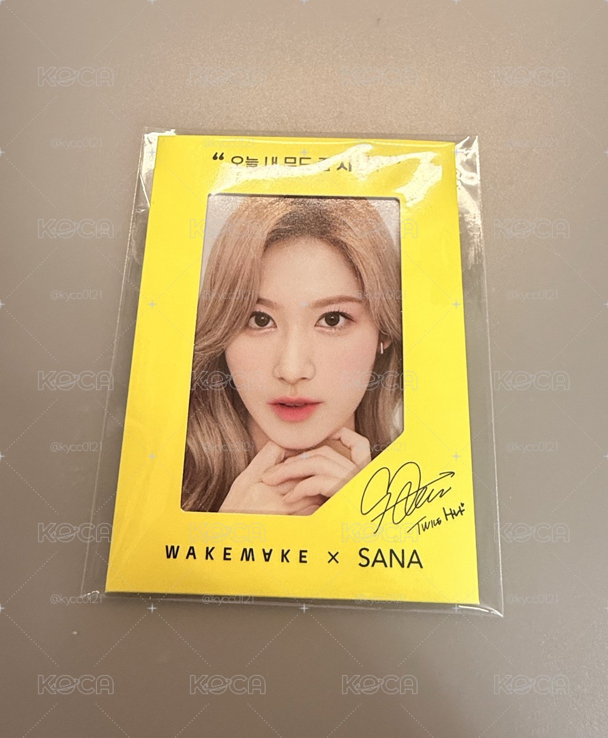 Sana wakemake 代言卡