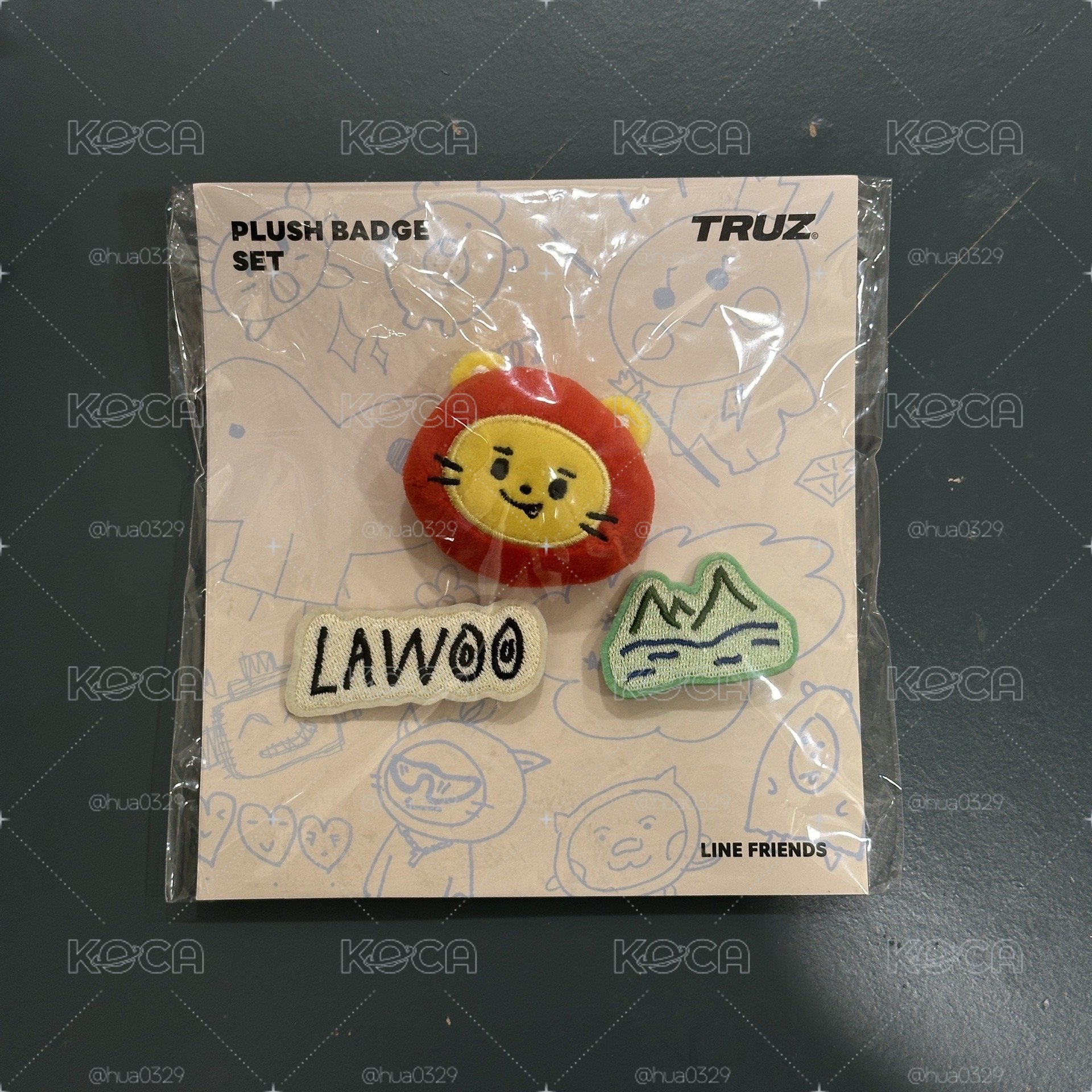 TRUZ LAWOO 徽章組