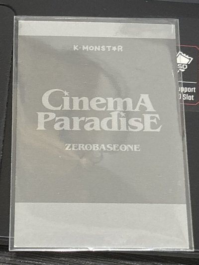 ZB1 成韓彬 SUNG HANBIN 迷四KM幸運卡拍立得