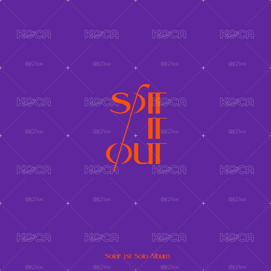 【MusicKorea 簽專】Solar 頌樂 Spit it out MAMAMOO 簽名專輯