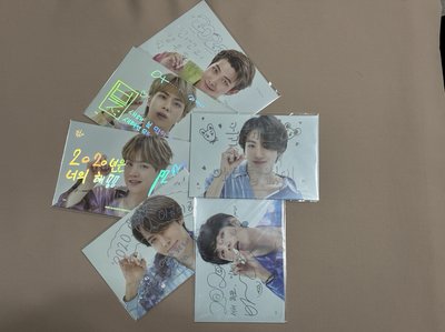 BTS 2020 雙層明信片