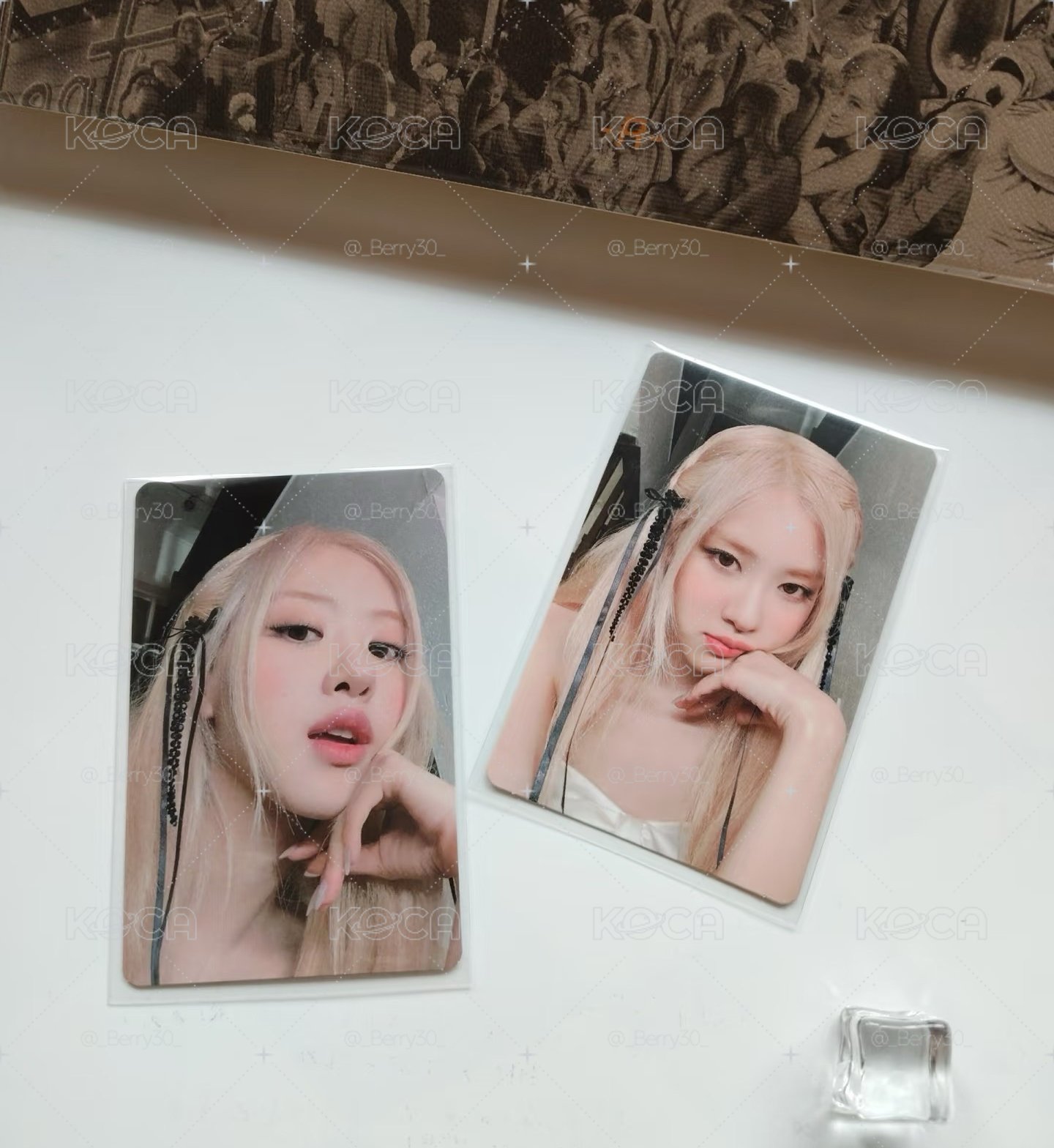 ROSÉ台曆卡