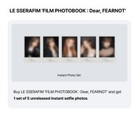 Dear, FEARNOT wvs特典 | 拍立得