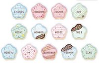 20’CAFE 徽章 name 花朵徽章