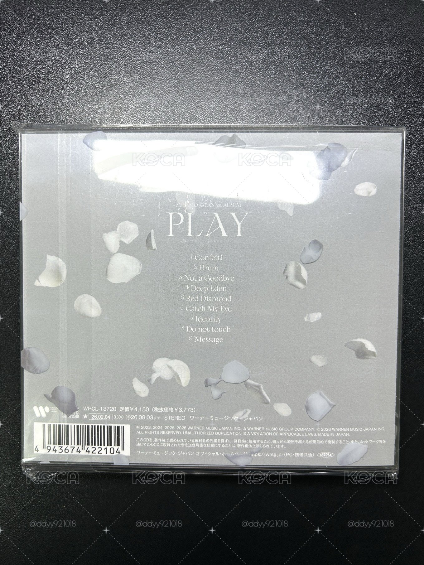 MISAMO PLAY初回限定盤B+塔店特典（SANA燙金卡）