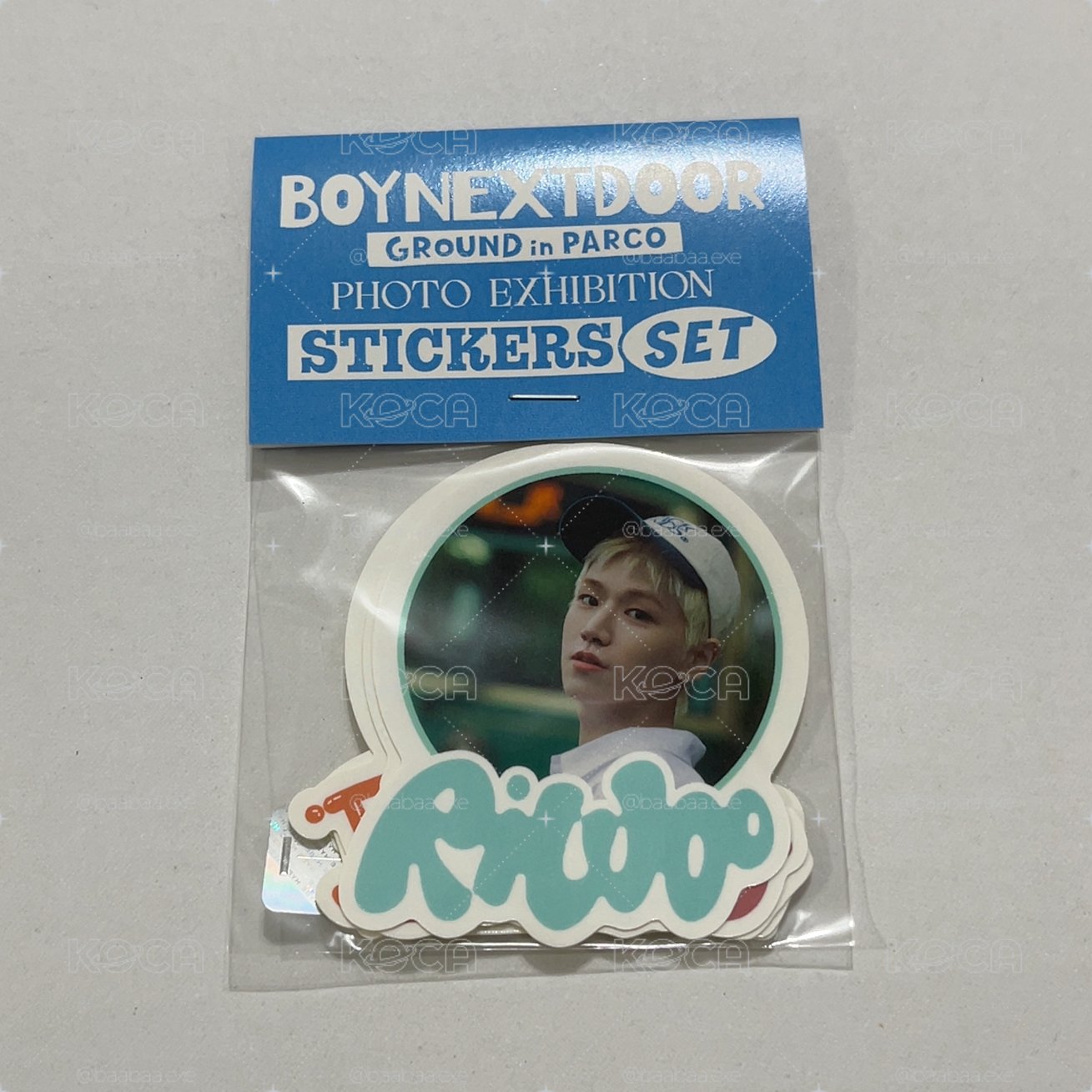 BOYNEXTDOOR 快閃店貼紙