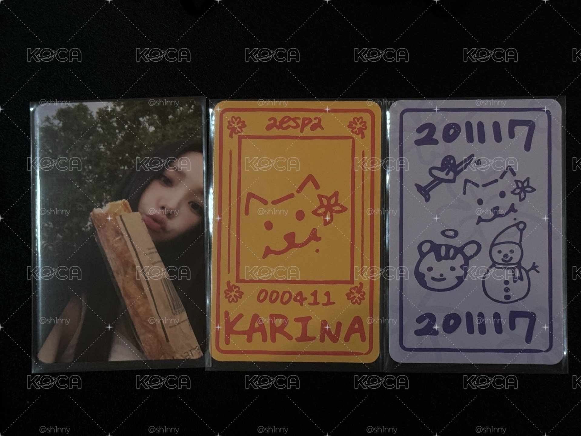 aespa Karina 二週年小卡組