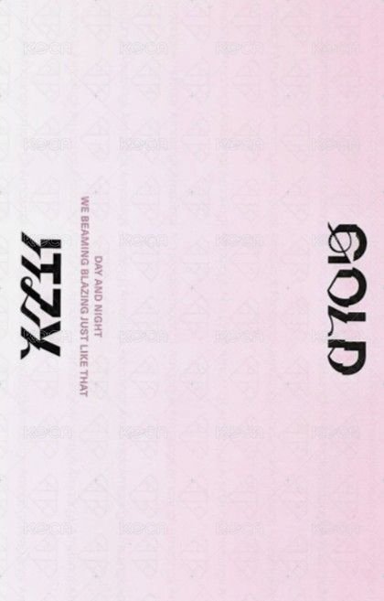 GOLD Standard ver. 明信片  背面