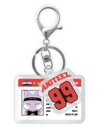 ANITEEZ IN ICE CITY 鑰匙圈吊飾 HOCKEY PLAYER CARD ACRYLIC KEYRING