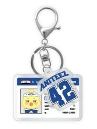 ANITEEZ IN ICE CITY 鑰匙圈吊飾 HOCKEY PLAYER CARD ACRYLIC KEYRING