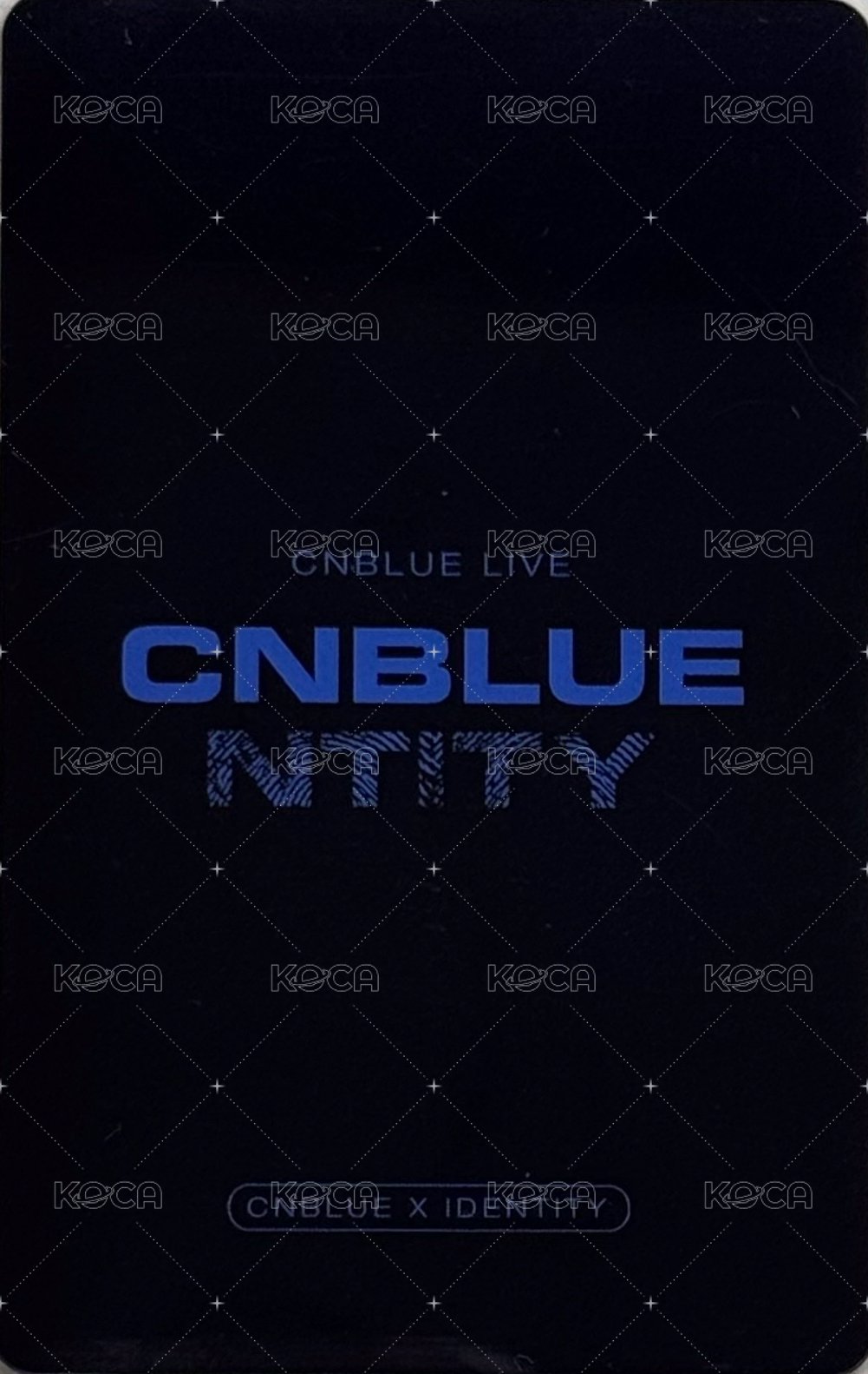 2024 CNBLUE LIVE ‘CNBLUENTITY’ IN KAOHSIUNG 場周 隨機卡  背面